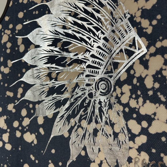 Rags Retired and Hard to find Acid wash headdress romper. Size 2T - Picture 2 of 5